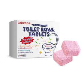 Jakehoe Toilet Effervescent Tablets Toilet Cleaner Cleaning Odor Yellow Stains Dirt Urine Stains Toilet Cleaning Tablets (Option: 1PC)